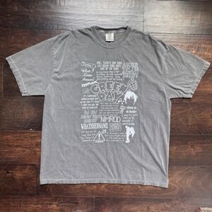 Green Day  Shirt Mens 2XL XXL TV Wasteland Black Rock Band Merch Greenday Punk